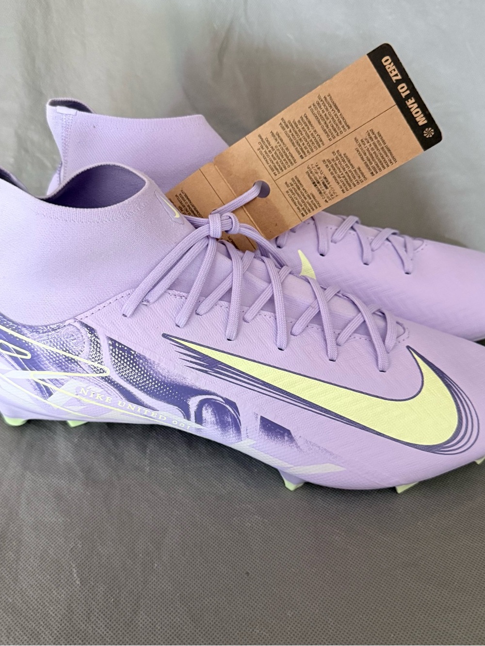 Nike Zoom Mercurial United 001 Soccer Cleats 13 Men’s Lilac Huarache NWT